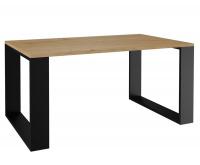 Moderný konferenčný stolík dub artisan/čierny